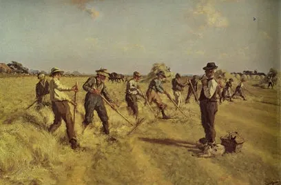 Farmer with workers — Twente noaberschap